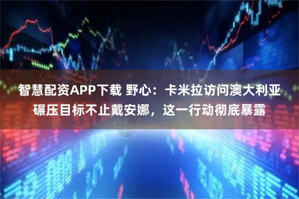 智慧配资APP下载 野心：卡米拉访问澳大利亚碾压目标不止戴安娜，这一行动彻底暴露