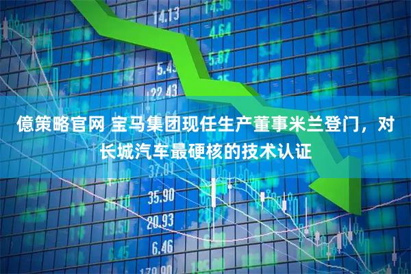 億策略官网 宝马集团现任生产董事米兰登门,对长城汽车最硬核的技术认证